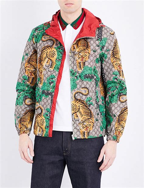 tiger print gucci hat|gucci tiger denim jacket.